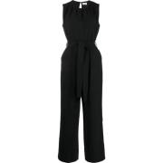 Sort Blazer Jumpsuit Polyester Elastan