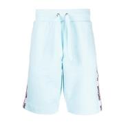 Casual Blå Bomull Elastan Shorts