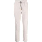 Elegant Beige Sweatpants Bomull 100%