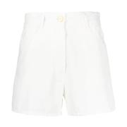 Beige Bomullscasual Shorts