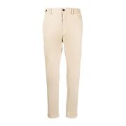 Casual Beige Chino Bukser med Coulisse