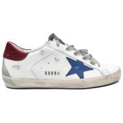 Superstar White Blue Star Sneakers