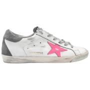 Hvit Fuxia Star Sneakers