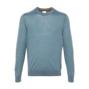 Turkisblå Crew Neck Sweater