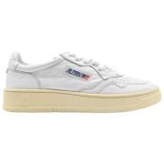 Lave Top Sneakers i Hvitt Geit