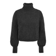 Alpaca Rollneck Sweater Svart