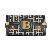 B-Buzz 23 jacquard og skinn Clutch veske