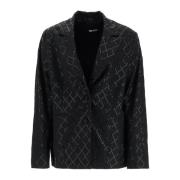 Diamant Paljett Oversize Blazer