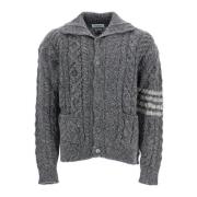 Mohair Kabelstrikket Cardigan