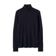 Klassisk Svart Rollneck Genser