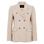 Ull Beige Blazer Damejakke