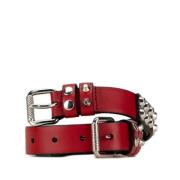 Pre-owned Leather belts