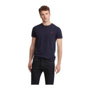 Navy Polo Ralph Lauren Custom Fit Cotton T-Shirt T-Shirt