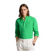 Grønn Polo Ralph Lauren Long Sleeve Sport Shirt Skjorte