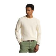 Hvit Polo Ralph Lauren Long Sleeve Pullover Genser