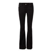 Myk Svart Flare Jeans