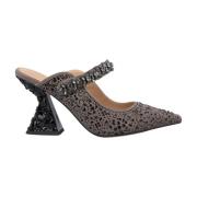 Pumps med strass