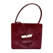 Pre-owned Suede handbags