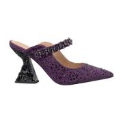 Pumps med strass