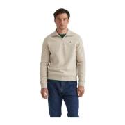 Beige Morris Stockholm Maryon Half Zip Sweatshirt Genser Half-Zip