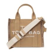 Brodert Beige Tote Bag