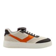 Brun Retro Skinn Sneakers