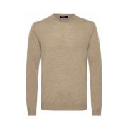 Merino Pullover Khaki Melange