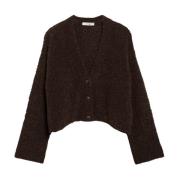 Myk Bouclé V-Hals Cardigan