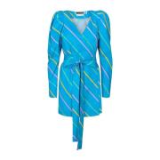 80-talls Stripe Bridget Wrap Kjole