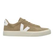 Suede Trainers i Dune White