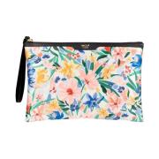 Skinnende Sateng Natt Clutch