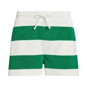 Rugby Logo Stripete Shorts