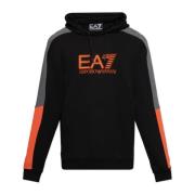 Sweatshirt med brodert logo