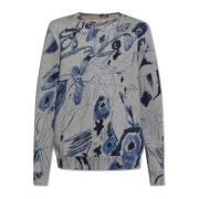 Blomstermønster sweatshirt