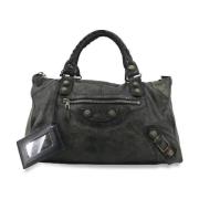 Pre-owned Leather balenciaga-bags