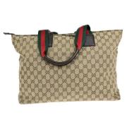 Pre-owned Canvas gucci-bags