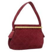 Pre-owned Suede handbags