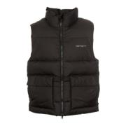 Resirkulert Polyester Puffer Vest med Paisley Mønster