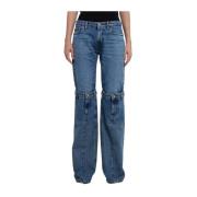 Stilig Open Knee Denim Jeans