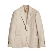 Ull Blazer - Beige, Prince of Wales