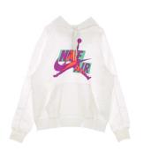 Klassisk Herre Hvit Hoodie