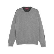 Two-Tone Wool-Cashmere Sweater