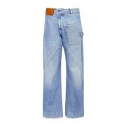 Blå Twisted Seam Jeans