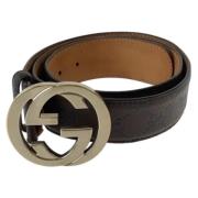 Pre-owned Leather belts