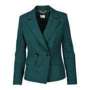 Elegant Blazer med Polyesterblanding