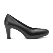 Svarte Elegante Lukkede Pumps Dame Sko