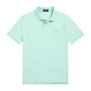 Klassisk Mesh Polo Shirt Celadon Top