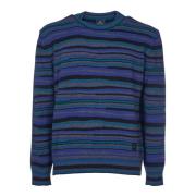 Stripete Crew Neck Ullgenser