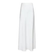 Elegant Sateen Bias Cut Skirt