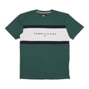 Grønn Regular Cut Tee Fargeblokk